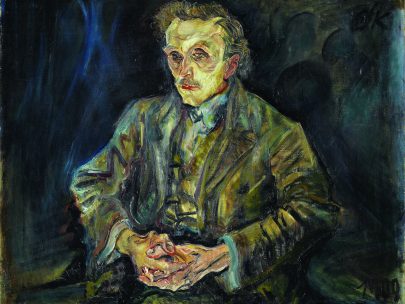 Oskar Kokoschka: Portrét architekta Adolfa Loose, 1909, Schloss Charlottenburg, Berlín. (obr. 5)