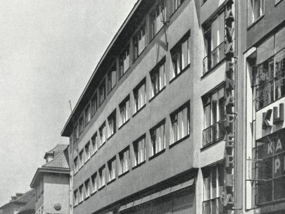 Administrativní a obytný dům společnosti Riunione Adriatica di Sicurtà, Praha, Perlová 1, Rytířská 1, 1938–1940