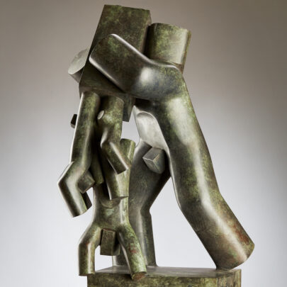 Rozsévač, 2007, bronz, 73 × 30 × 42 cm, soukromý majetek (obr. 17)