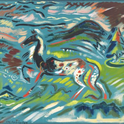Arnold Peter Weisz-Kubínčan: Kôň, 1937, olej na plátně, 46 × 54,8 cm. Slovenská národní galerie, Bratislava ((obr. 18))