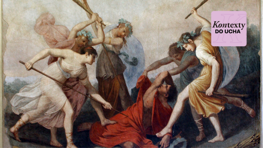 Luigi Catani: Smrt Orfea, 1810, Palazzo dello strozzino. Repro: commons.wikimedia.org